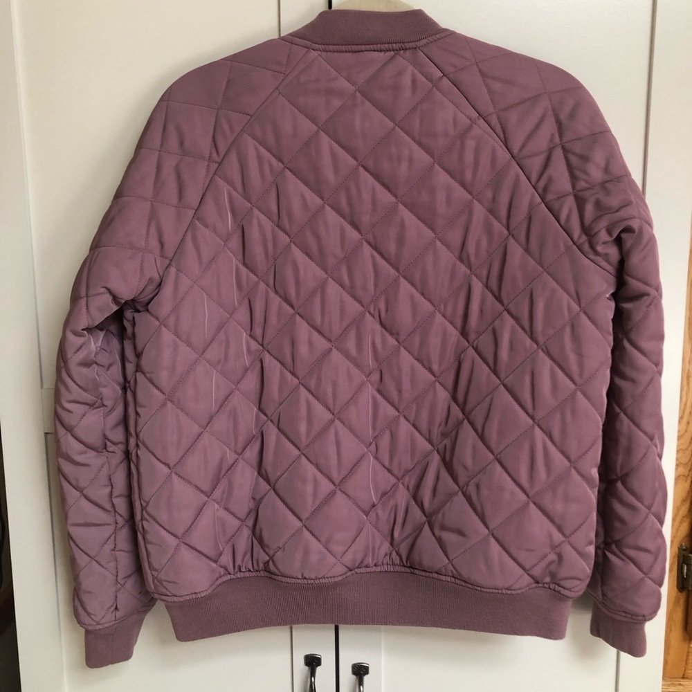 Forever 21 Quilted Jacket, Dusty Rose EUC - Picture 11 of 13
